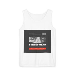 Streetwear Tank Top — 'Streetwear' Graphic Vintage Eye Design