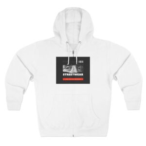 Streetwear Zip Hoodie — "Streetwear" Graphic Zip-Up Hoodie